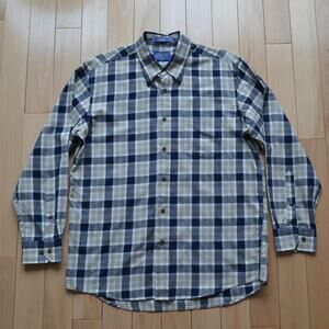 Pendleton Button Down Shirt Plaid Size L